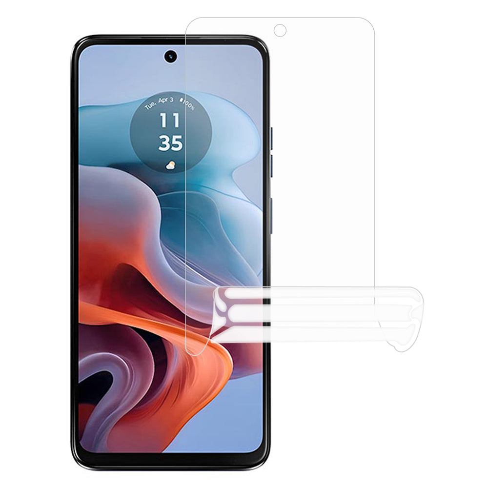 For Motorola Moto G34 5G Soft PET Screen Protector High Definition Soft Film For Motorola Moto G34 5G Soft PET Screen Protector High Definition Soft Film